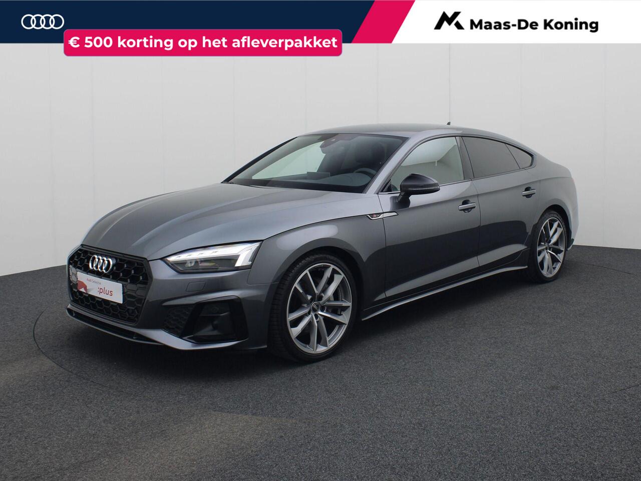 Audi A5 Sportback 40 TFSI/204PK S Line · Leder · Elektrische stoel verstelling · Camera · Apple/Android Car Play · Adaptive Cruise Control ·