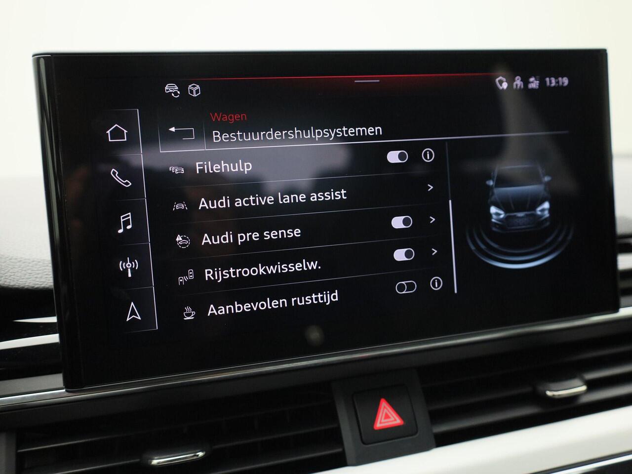 Audi A5 Sportback 40 TFSI/204PK S Line · Leder · Elektrische stoel verstelling · Camera · Apple/Android Car Play · Adaptive Cruise Control ·