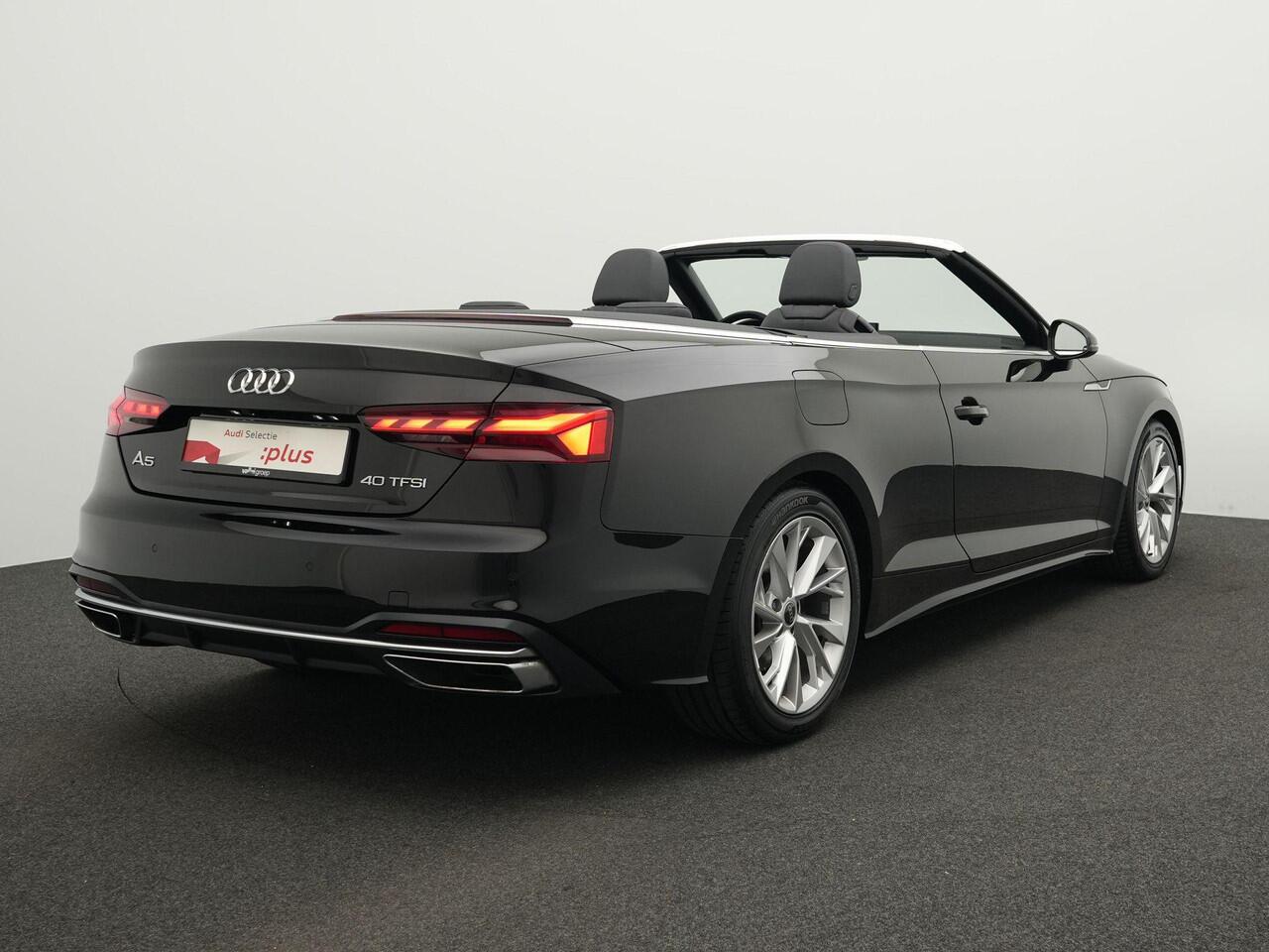Audi A5 Cabriolet 40 TFSI 204 pk S-tronic Business Edition | Trekhaak | Matrix LED | Leder | Achteruitrijcamera | Nekventilator-/verwarming | Side Assist