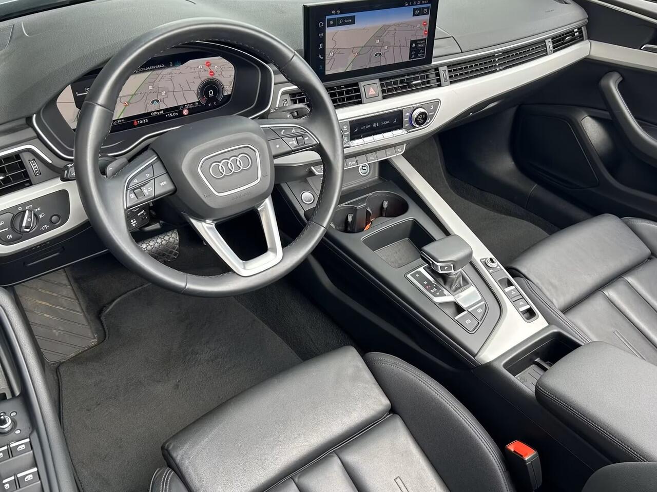 Audi A5 Cabriolet 40 Tfsi S-Tronic (150kW/204pk) ** MATRIX, LEDER, VIRTUAL, NEKVERW, 18-inch LMV, ADAPT. CRUISE ** 1e EIG - ¤ 26.700,= onder NP ** ** INFORMEER OOK NAAR ONZE AANTREKKELIJKE FINANCIAL-LEASE TARIEVEN **