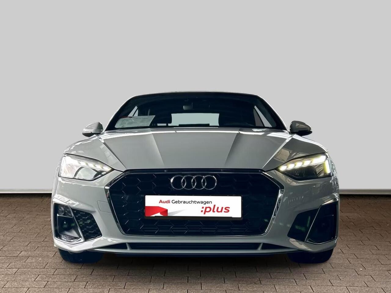 Audi A5 Cabriolet 40 TFSI S-LINE ** MATRIX, NAVI+, LEDER, TREKH, NEKVERW, 19-inch LMV, VIRTUAL ** 1e EIG - UNFALLFREI - ¤ 31.000,= onder NP ** ** INFORMEER OOK NAAR ONZE AANTREKKELIJKE FINANCIAL-LEASE TARIEVEN **