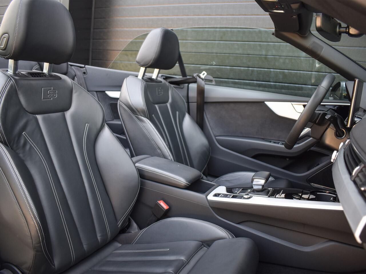 Audi A5 Cabriolet 40 TFSI S EDITION | BANG&OLUFSEN | LEDEREN SPORTSTOELEN | AMBIANCE INTERIEUR | NECKHEATING | PHONE BOX |