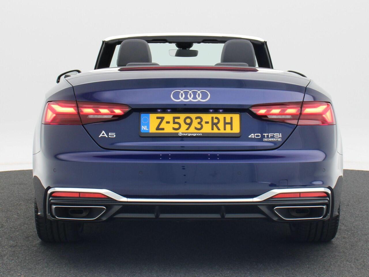 Audi A5 Cabriolet 40 TFSi 204 Pk Automaat quattro S-Line | Full LED | Navigatie | Nekverwarming | 19 Inch | Camera | Carplay | 8.678 Km!!