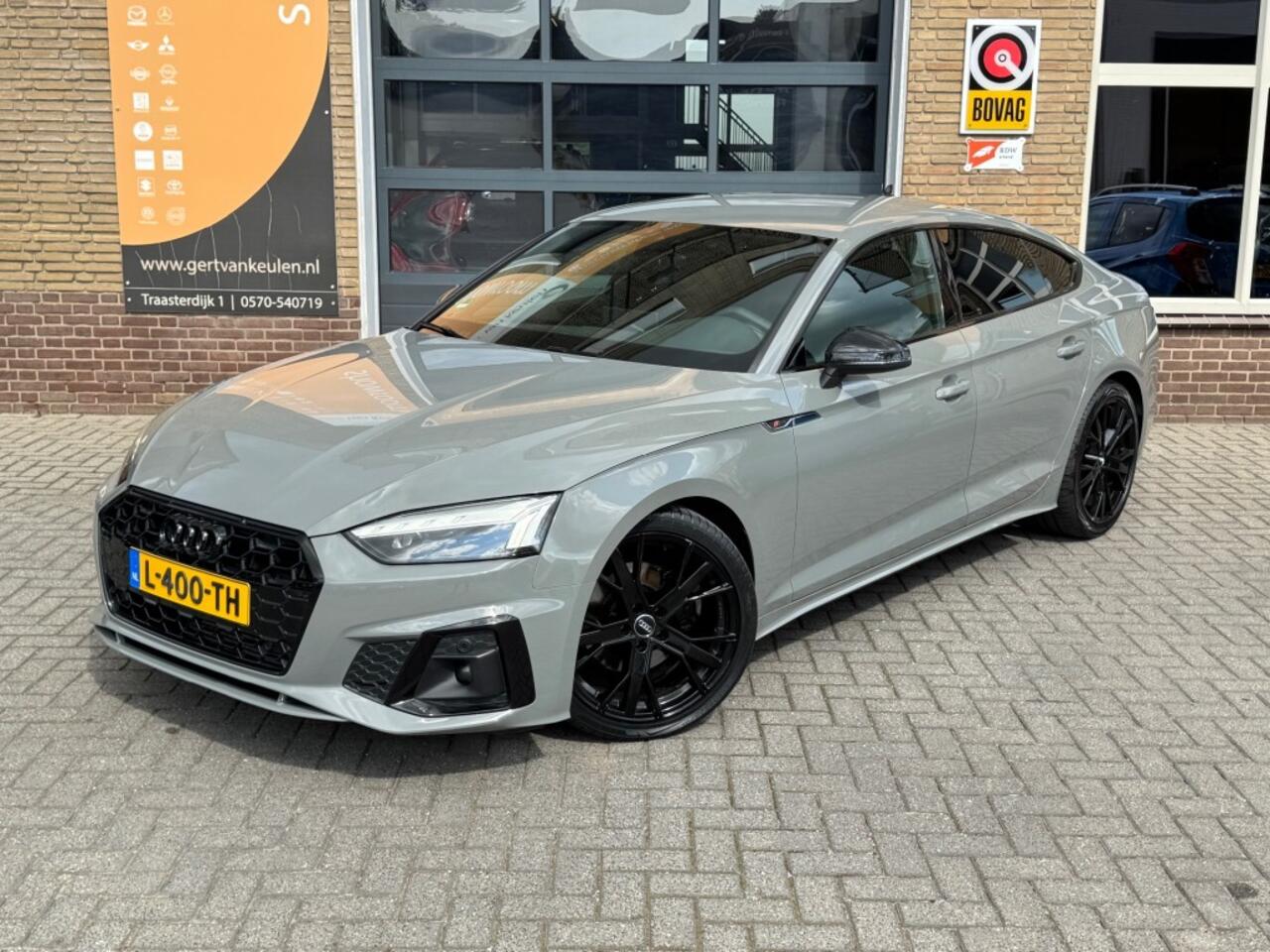 Audi A5 SPORTBACK 35 2.0 TFSI S-LINE EDITION COMPETITION QUANTUM GRIJS!