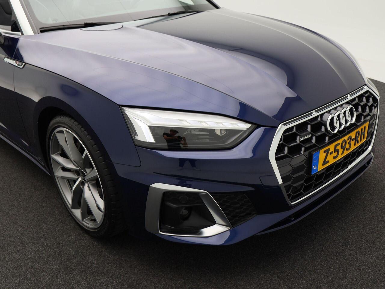 Audi A5 Cabriolet 40 TFSi 204 Pk Automaat quattro S-Line | Full LED | Navigatie | Nekverwarming | 19 Inch | Camera | Carplay | 8.678 Km!!