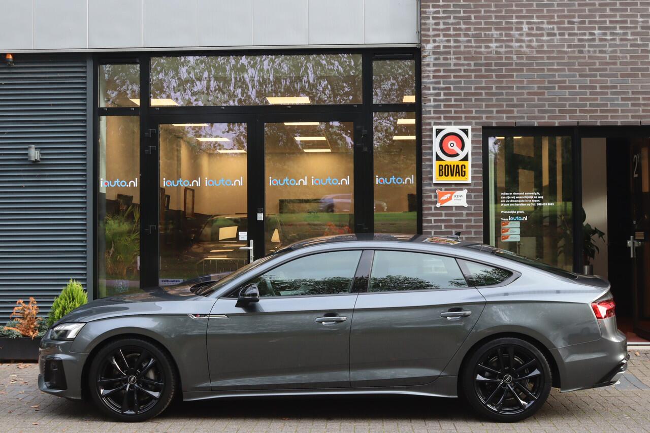 Audi A5 Sportback 40 TFSI S-Line Optiek Matrix LED/Leder/ACC/Virtual Cockpit/Camera/Keyless/Elek. stoelen/19"