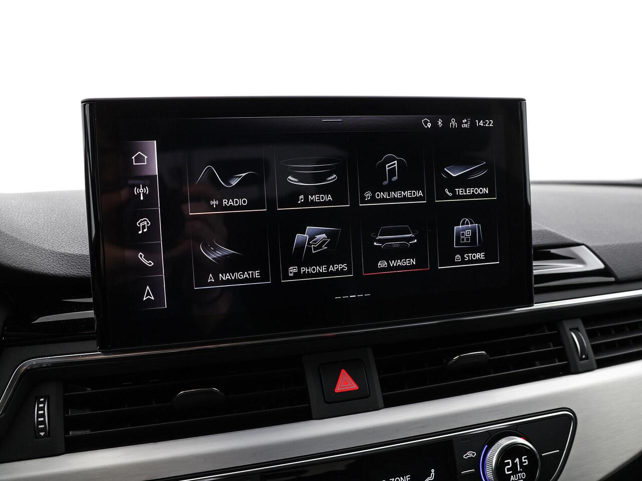 Audi A5 Sportback 35 TFSI 150pk S-Tronic S edition Competition · Matrix LED · Apple/Android Car Play · Inklap. Trekhaak · Elek. Achterklep · Alarmklasse 3 · 19"Velgen · Garantie t/m 20-06-2028 of 100.000km