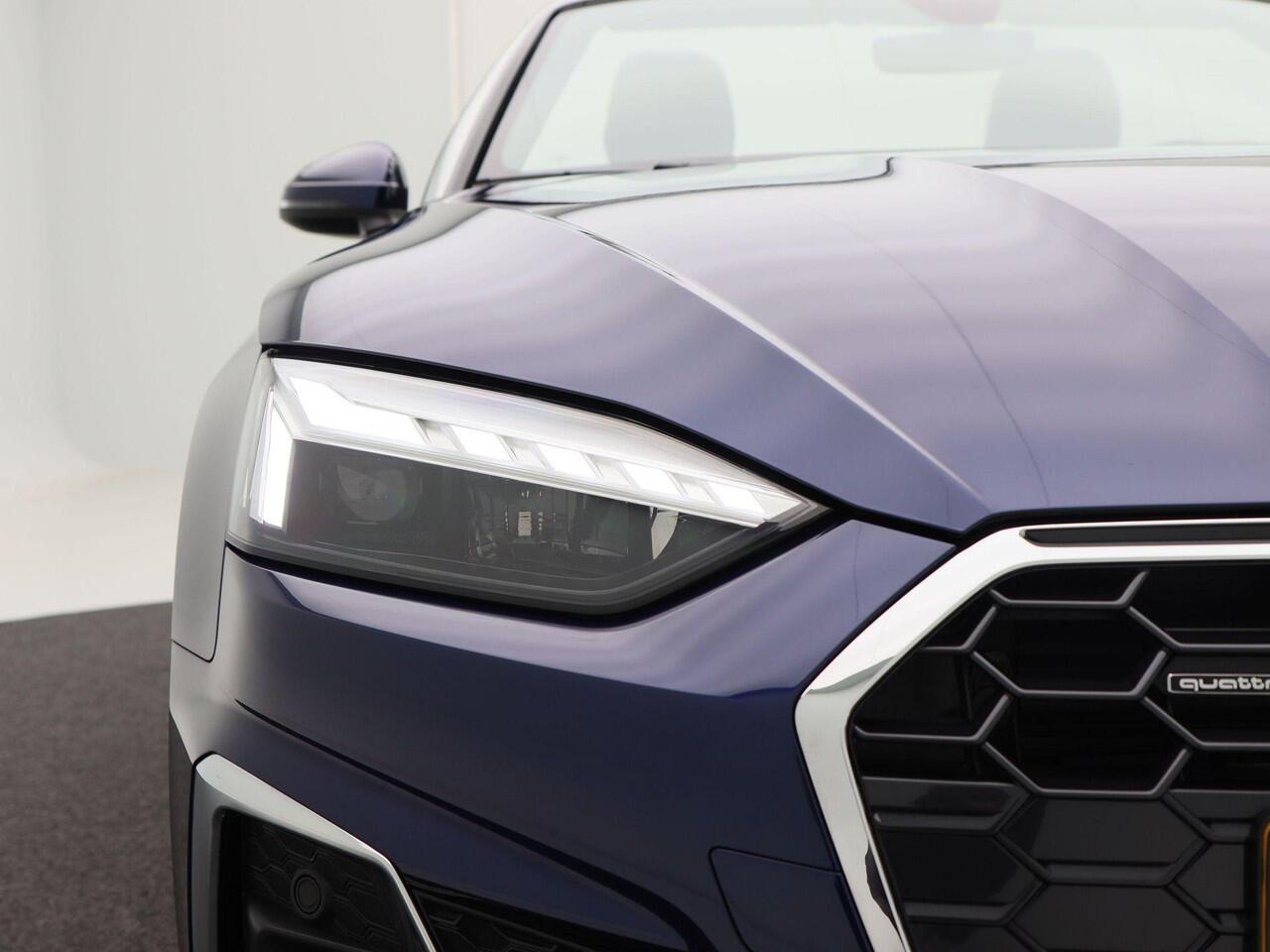 Audi A5 Cabriolet 40 TFSi 204 Pk Automaat quattro S-Line | Full LED | Navigatie | Nekverwarming | 19 Inch | Camera | Carplay | 8.678 Km!!