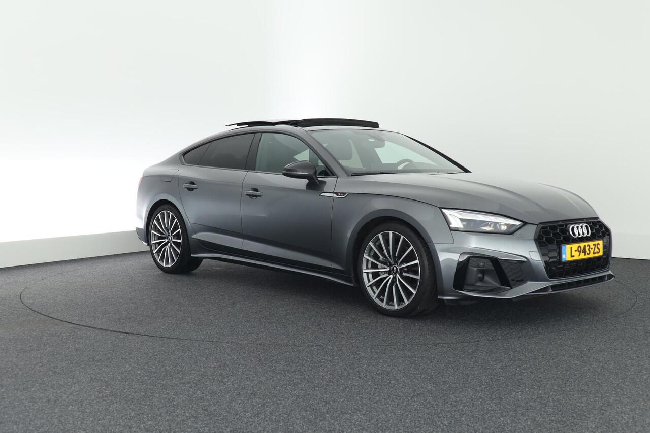 Audi A5 Sportback 40 TFSI 204pk S edition Competition Panoramadak B&O Camera Stoelverwarming Navigatie