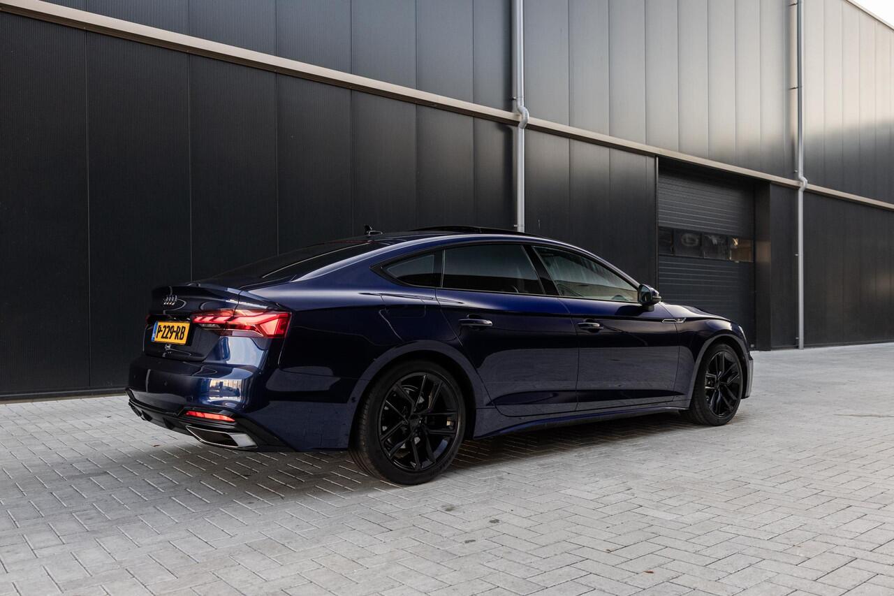 Audi A5 Sportback 40 TFSI S Line | Panoramadak | Navigatiesysteem | Parkeercamera | Cruise Control Adaptief | Stoelverwarming | Ele.wegklapbare Trekhaak |