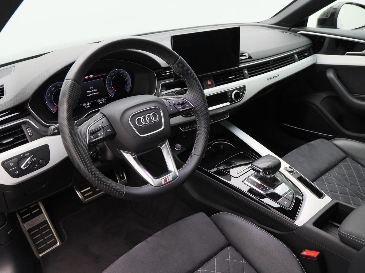 Audi A5 Sportback 45 TFSi 265 Pk Automaat quattro S edition | Panoramadak | 20 Inch | B&O Audio | Trekhaak | Adaptive Cruise | Zwart Optiek | 85.553 Km!!