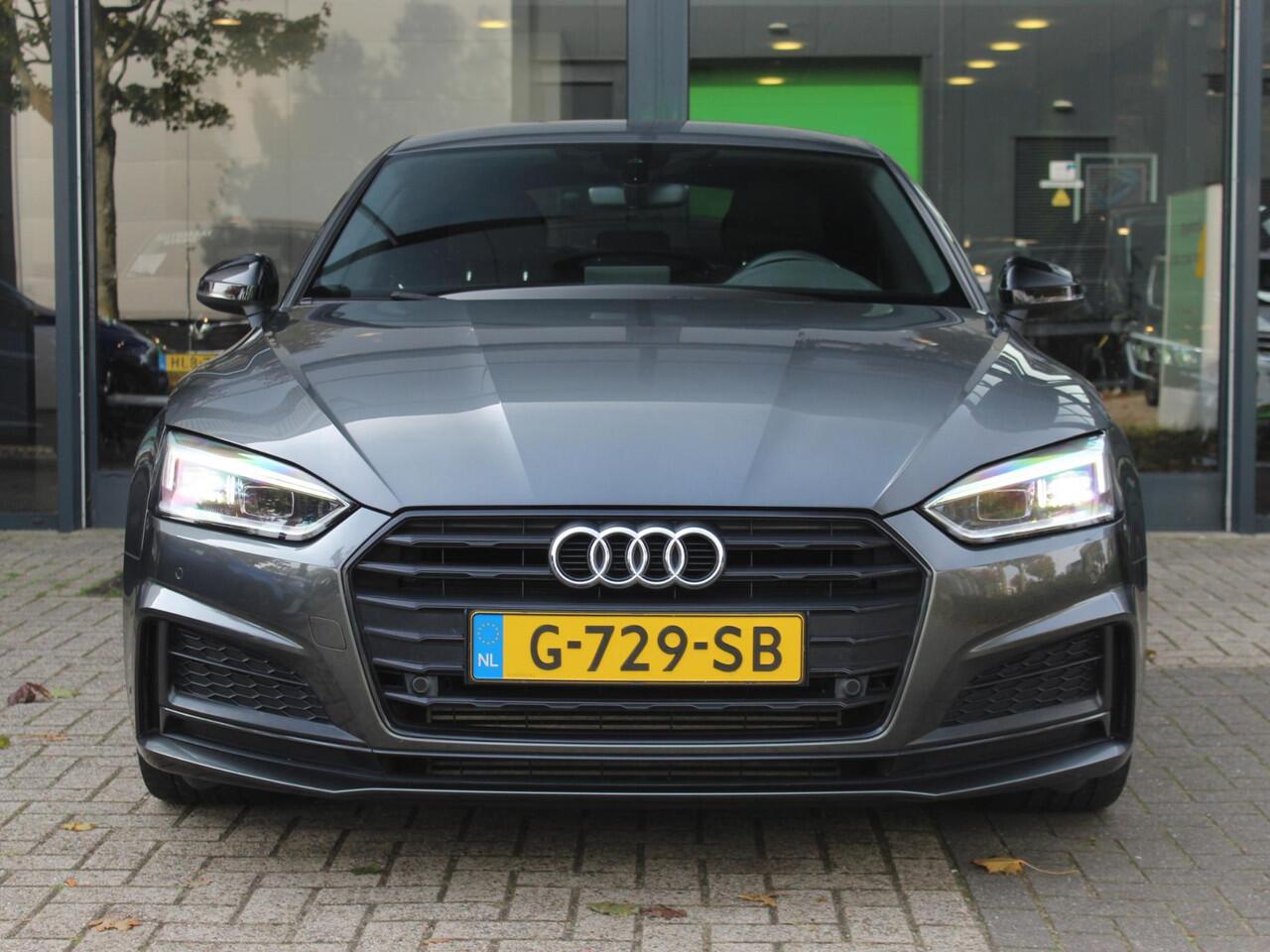 Audi A5 Sportback 35 TFSI Sport S-line Black Edition AUTOMAAT / 1 EIGENAAR / DEALER ONDERHOUDEN / WINTERSET / MMI NAVI / PDC / 3 ZONE CLIMATE / CRUISE / LED / PRIVACY GLASS / 19'' LMV