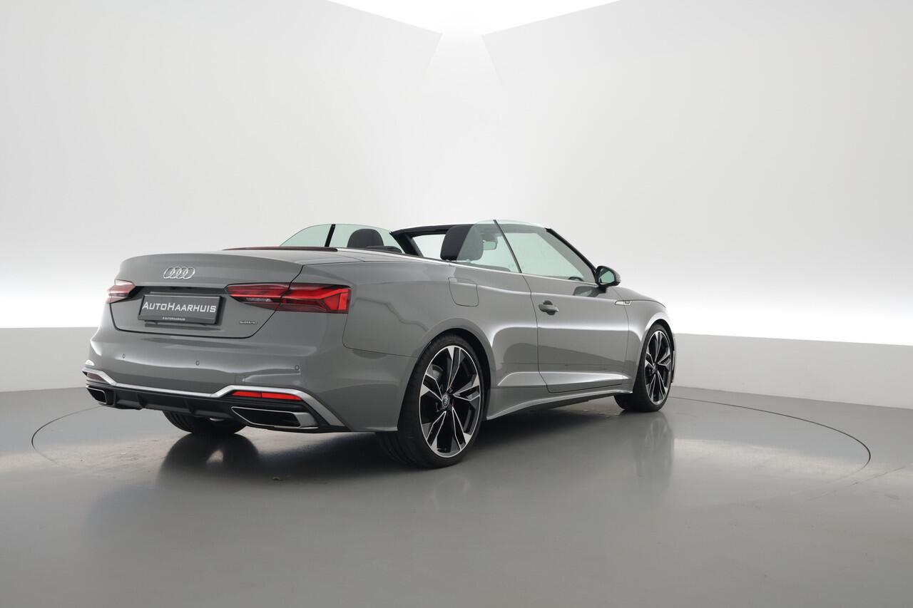 Audi A5 Cabriolet 40 TFSI quattro S Line | Virtual Cockpit | 2x S-Line | B&O | Stoel+ Nekverw. | Leder | Drive Select | 360* | NAV + App. connect | Led | ''20 V