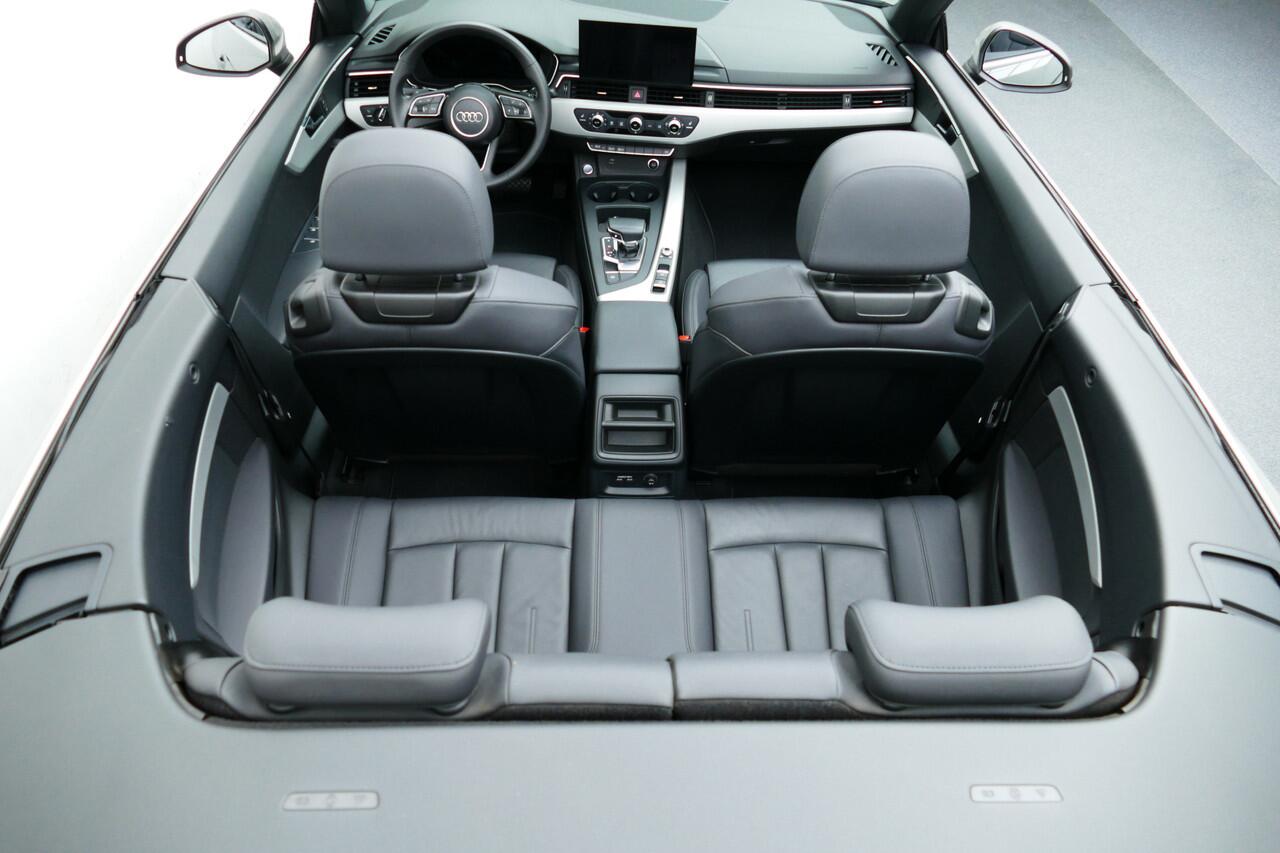 Audi A5 Cabriolet 35 TFSI S edition S-Line Bj2021. Leer, StoelVerw, Virt Cockpit, Navi, 19"LMV