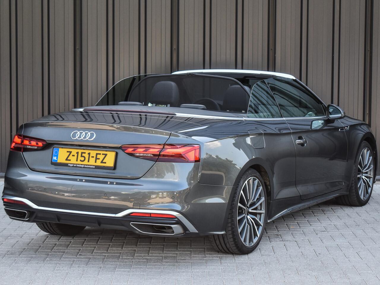 Audi A5 Cabriolet 40 TFSI S EDITION | BANG&OLUFSEN | LEDEREN SPORTSTOELEN | AMBIANCE INTERIEUR | NECKHEATING | PHONE BOX |