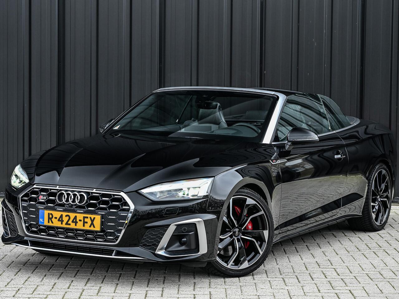 Audi A5 Cabriolet 3.0 TFSI S5 quattro · Head-up ·Trekhaak · Massage · Matrix led · RS-seats · 360 Camera · Keyless · Memory seats · Carbon
