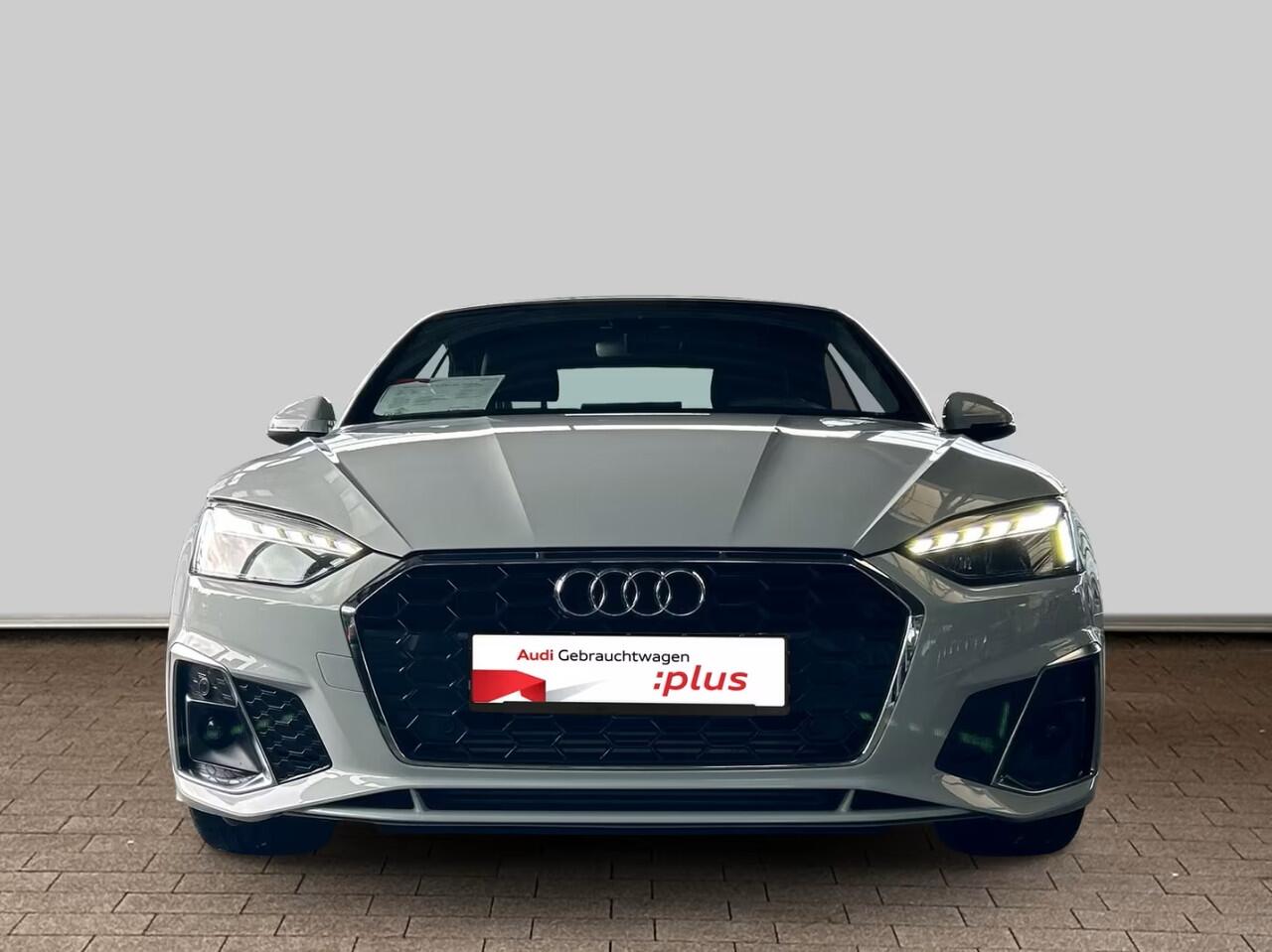 Audi A5 Cabriolet 40 TFSI S-LINE ** MATRIX, NAVI+, LEDER, TREKH, NEKVERW, 19-inch LMV, VIRTUAL ** 1e EIG - UNFALLFREI - ¤ 31.000,= onder NP ** ** INFORMEER OOK NAAR ONZE AANTREKKELIJKE FINANCIAL-LEASE TARIEVEN **