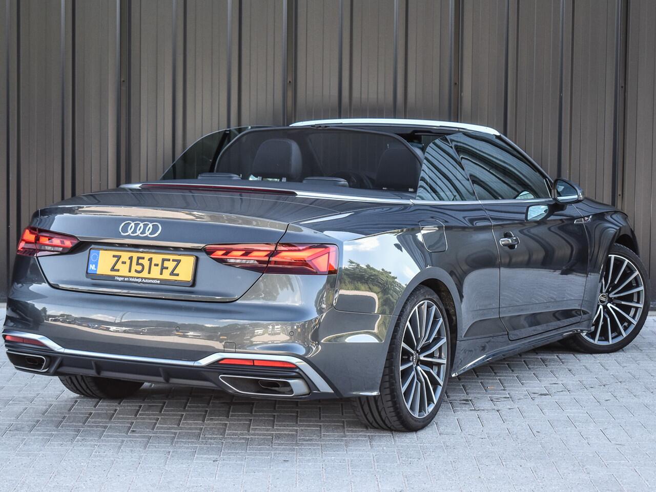 Audi A5 Cabriolet 40 TFSI S EDITION | BANG&OLUFSEN | LEDEREN SPORTSTOELEN | AMBIANCE INTERIEUR | NECKHEATING | PHONE BOX |