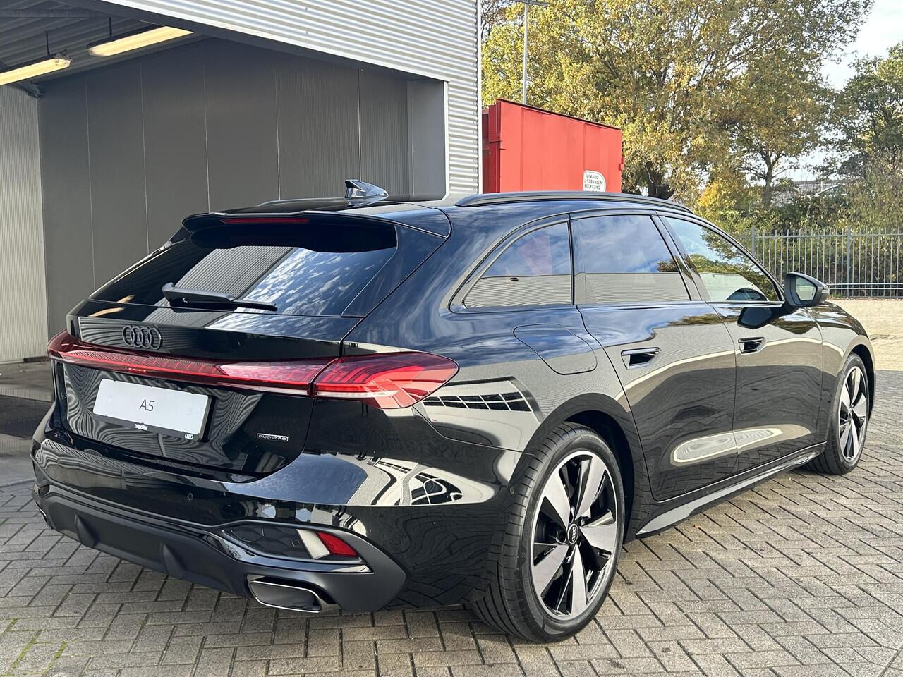 Audi A5 Avant S edition e-hybrid 299 pk | 360 Camera | Stoelverwarming | Adaptieve Cruise Control | Sfeerverlichting | Keyless Entry