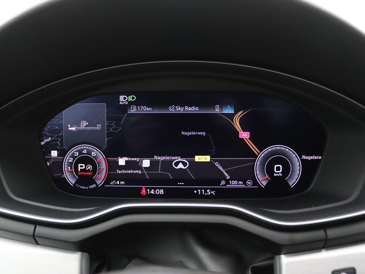 Audi A5 Sportback 40 TFSI Launch edition Sport 190PK S-Tronic S-Line, 15.798KM, Head-Up Display, 19" LM Velgen, Adaptieve Cruise Controle, Keyless, Navi, Clima, Side Assist, Achteruitrijcamera, Elektr. Achterklep