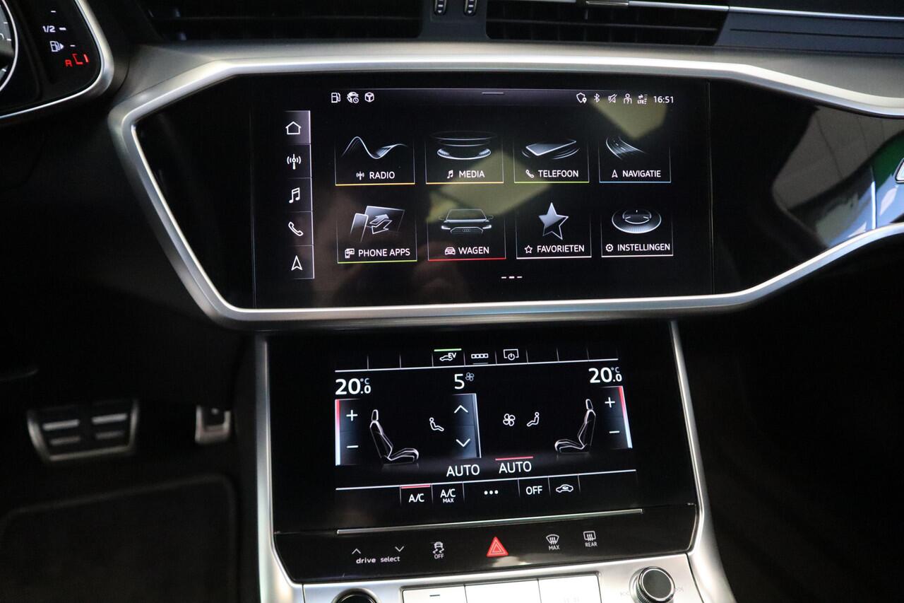 Audi A6 Limousine 55 TFSI e Quattro Pro Line S Competition 367pk Panorama Navigatie Cruise Control Volleder interieur Stoel/Stuur verwarming. 24 maanden garantie mogelijk (*vraag naar de voorwaarden)