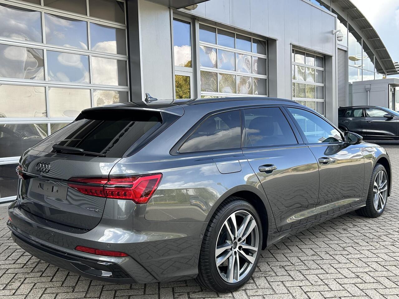 Audi A6 Avant S edition Competition (C8) 50 TFSI e 220 kW / 299 | Glazen Panoramadak | Comfortsleutel | Stoelverwarming | Verwarmd Stuurwiel | Led Matrix | Adaptieve Cruise Control |