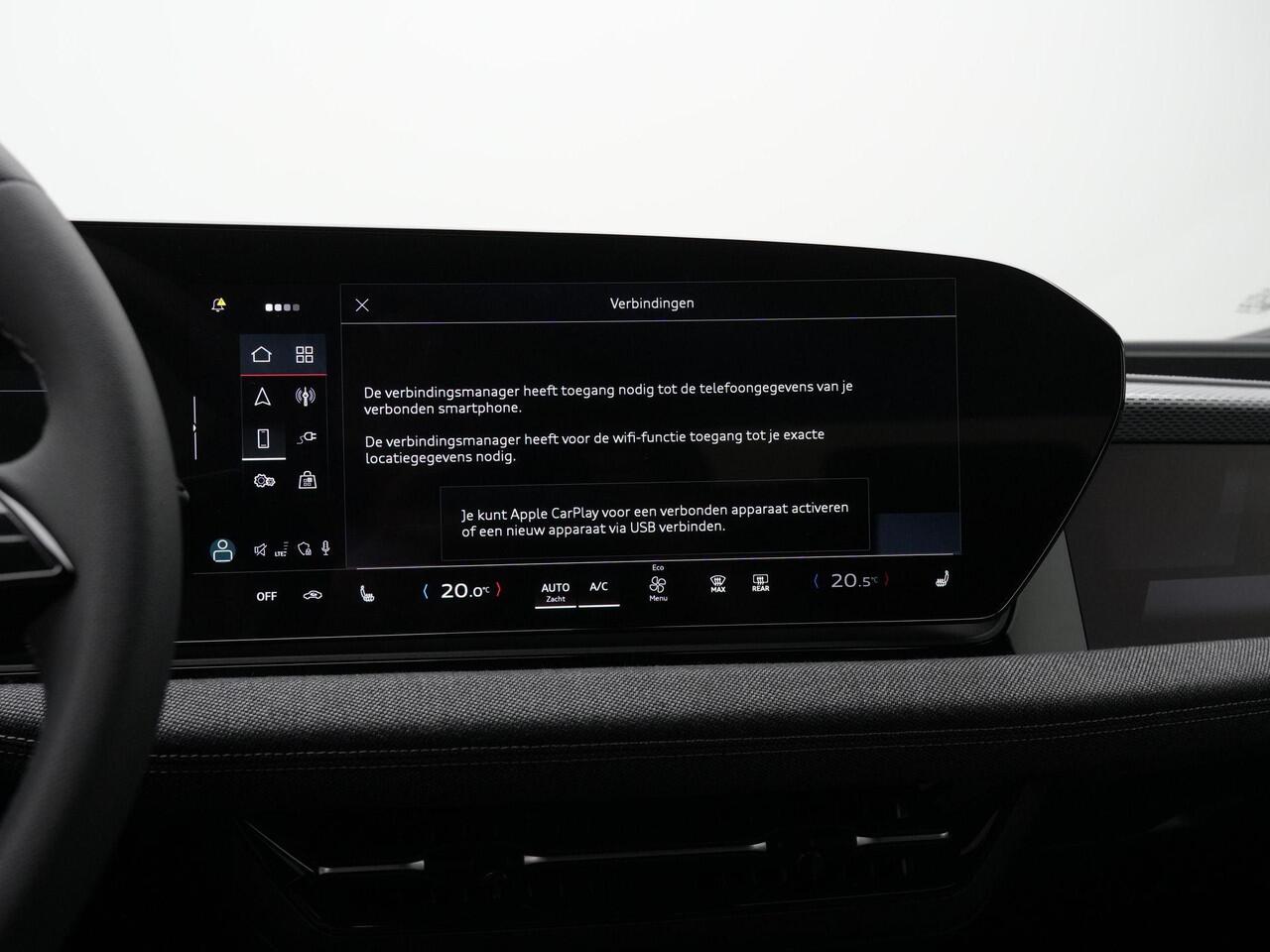 Audi A6 Avant e-tron S edition performance 100 kWh 367 pk / S-Line | Geheugenstoel | 360 camera | Navigatie