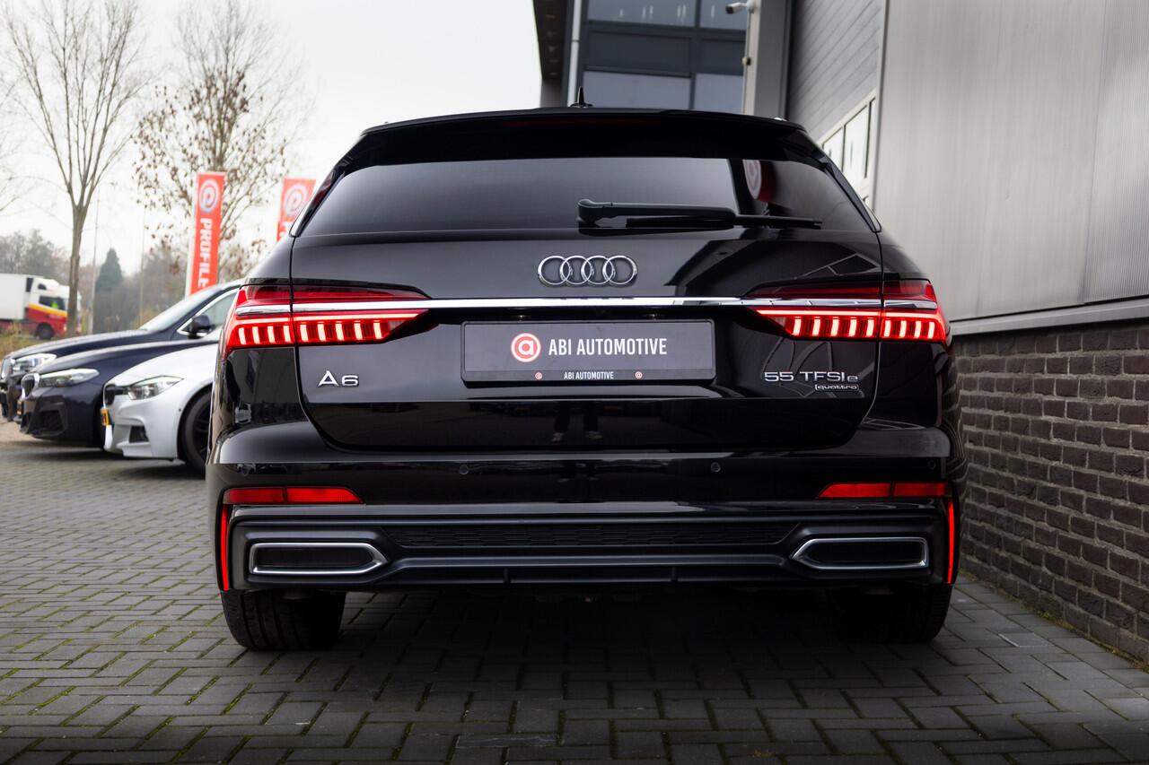 Audi A6 Avant 55 TFSI e 367 pk Quattro Pro Line S-Line Competition / Pano-Dak/ HD-Matrix/ B&O-Sound/ 360-Camera/ Carbon/ Keyless/ Adap.Cruise/ Stoel.Verw V+A/ Trekhaak/ 20" LMV