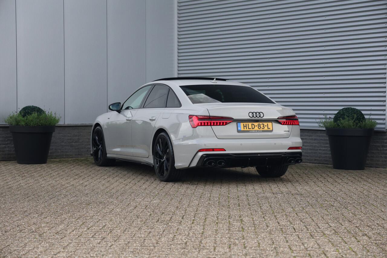 Audi A6 50 TFSI e Quattro 299pk 3x S-line Pano|B&O|Matrix|Krijtgrijs|Maxton