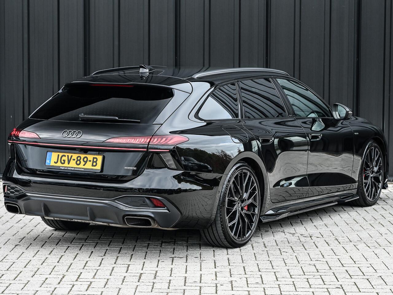 Audi A6 Avant 2.0 e-HYBRID QUATTRO S EDITION 299PK | S-SEATS | LUCHTVERING | PANORAMADAK | 360 CAMERA | EDITION ONE | B&O SOUND | HEAD-UP | 4-WHEEL STEERING | 4-ZONE CLIMATE | TECH PACK PLUS | AMBIANCE INTERIEUR | TREKHAAK | MEMORY SEATS | MMI PASSAGIERS DISPLAY 