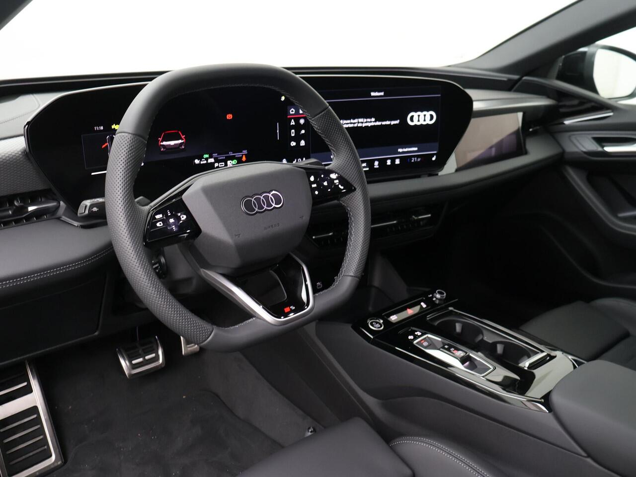 Audi A6 Sportback e-tron S edition performance 100 kWh / 367 pk | Stuurwielverwarming | Stoelverwarming voor en achter | Remzadels rood | 21" Audi Sport velgen