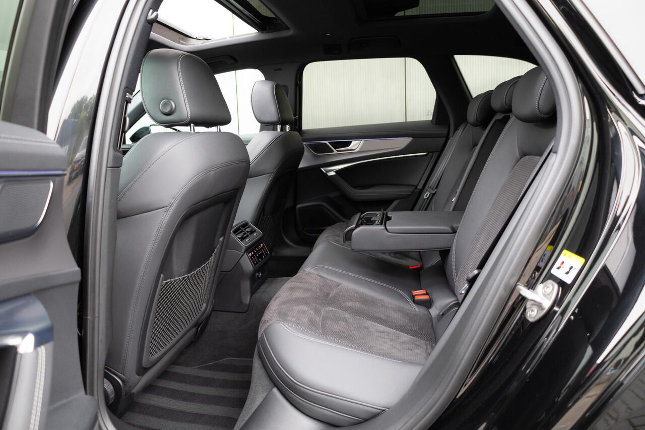 Audi A6 Avant 55 TFSI e 367 pk Quattro Competition S-Line / HD-Matrix-LED/ Pano-Dak/ 360-Camera/ Adap.Cruise/ Black-Optiek/ Sport-Stoelen/ Stoel.Verw/ 20'' LMV