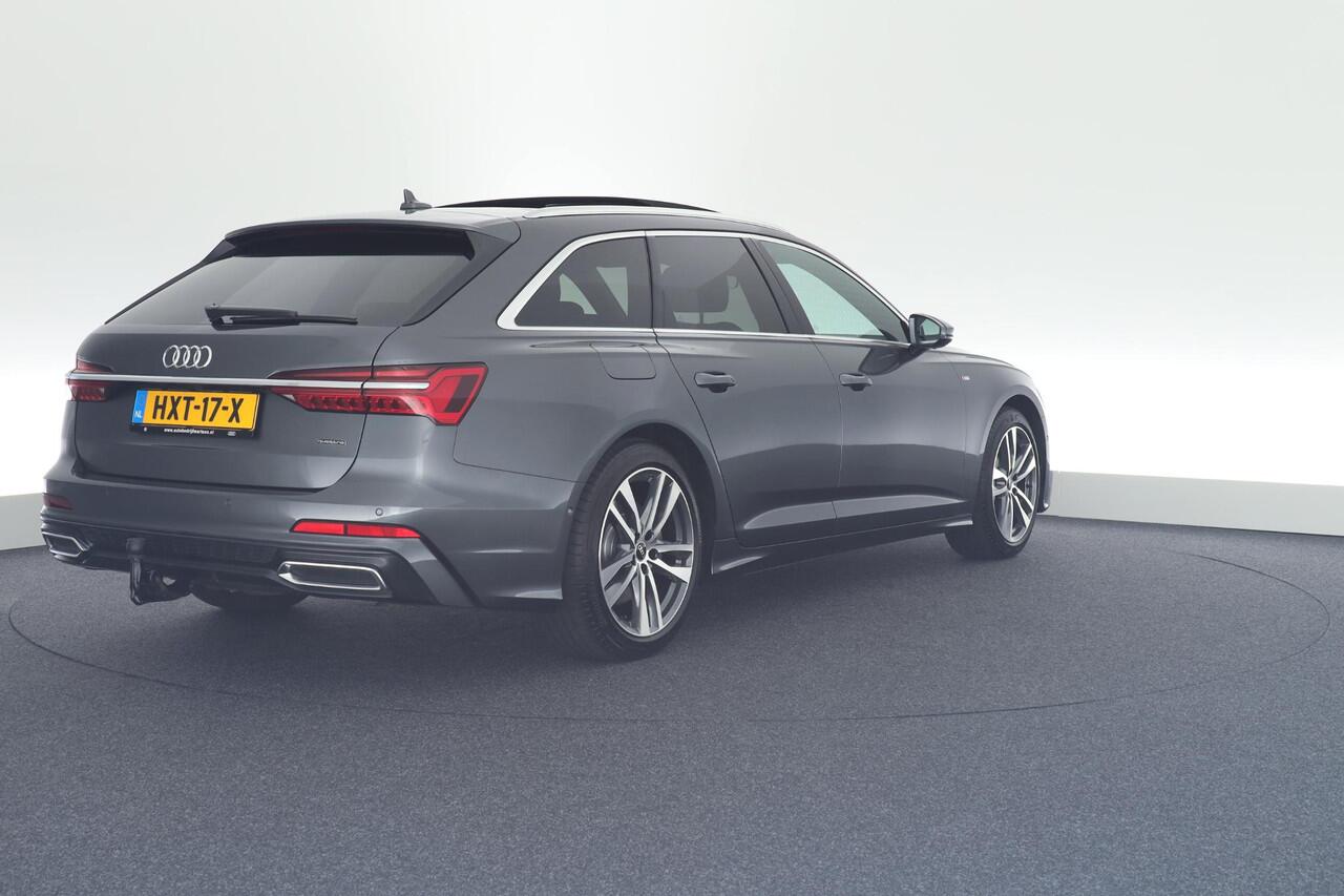 Audi A6 Avant 50 TFSI e 299pk quattro 2x S-Line Trekhaak Camera B&O Panoramadak Matrix Led Virtual Cockpit Navigatie