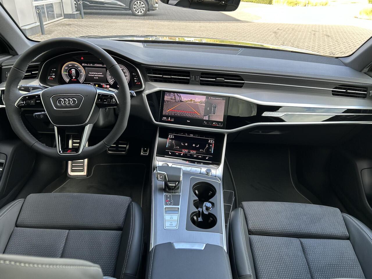 Audi A6 Avant S edition Competition (C8) 50 TFSI e 220 kW / 299 | Glazen Panoramadak | Comfortsleutel | Stoelverwarming | Verwarmd Stuurwiel | Led Matrix | Adaptieve Cruise Control |