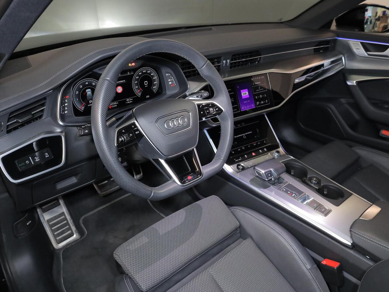 Audi A6 Avant 40 TFSI S edition Competition 204 pk S-tronic | Verlengde garantie | Navigatie | Panoramadak | Parkeersensoren | Achteruitrijcamera | Stoelverwarming | S-Line |