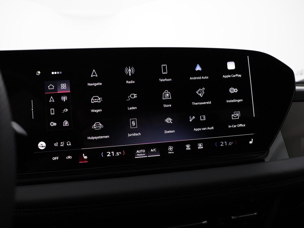 Audi A6 Sportback e-tron S edition 286 PK · Privacy glas · Remzadels rood · Sportstoel leder zwart