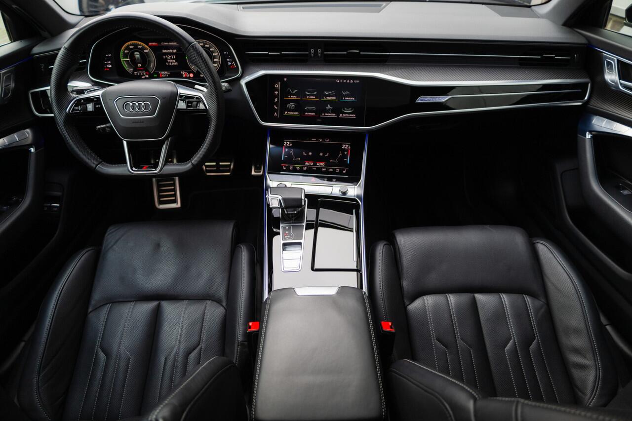 Audi A6 Avant 55 TFSI e 367 pk Quattro Pro Line S-Line Competition / Pano-Dak/ HD-Matrix/ B&O-Sound/ 360-Camera/ Carbon/ Keyless/ Adap.Cruise/ Stoel.Verw V+A/ Trekhaak/ 20" LMV