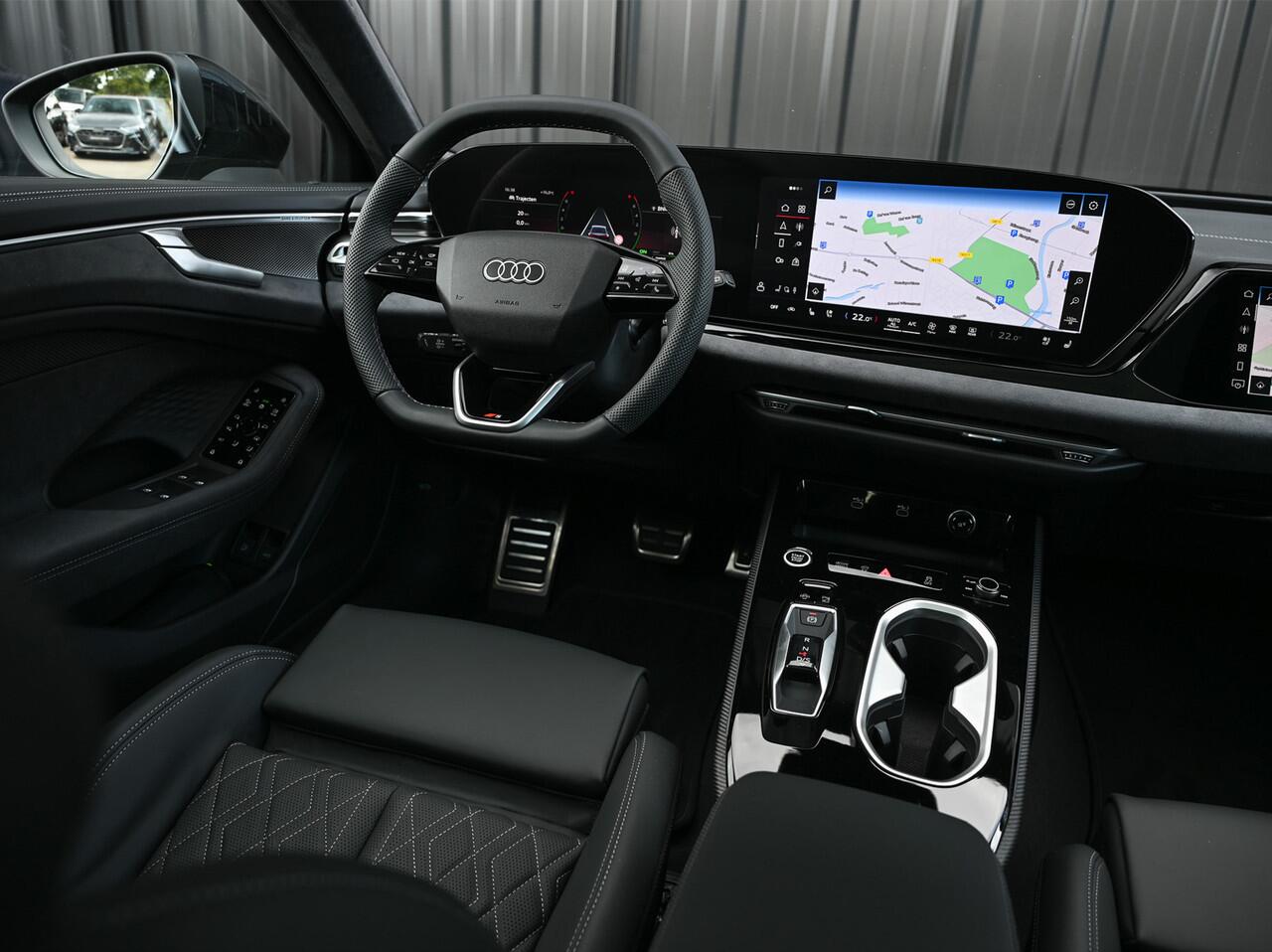 Audi A6 Avant 2.0 E-HYBRID QUATTRO S EDITION COMPETITION 270KW | PERFORMANCE S-SEATS | MIDNIGHT GREEN METALLIC | 3X S-LINE | ALCANTARA | HEAD-UP | VIRTUAL COCKPIT | 360 CAMERA | VIERWIELBESTURING | MASSAGE | B&O SOUND SYSTEM | ADAPTIVE CRUISE | PANORAMADAK | EL. 