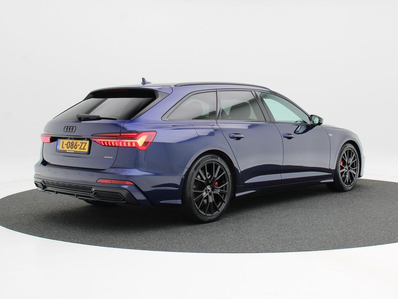 Audi A6 Avant 55 TFSi e 367 Pk quattro S-Line Competition | LED | Carplay | Adaptive Cruise | Stoel Verwarming | Elektrische Achterklep | Camera | Parkeersensoren | 20 Inch | 77.662 Km!