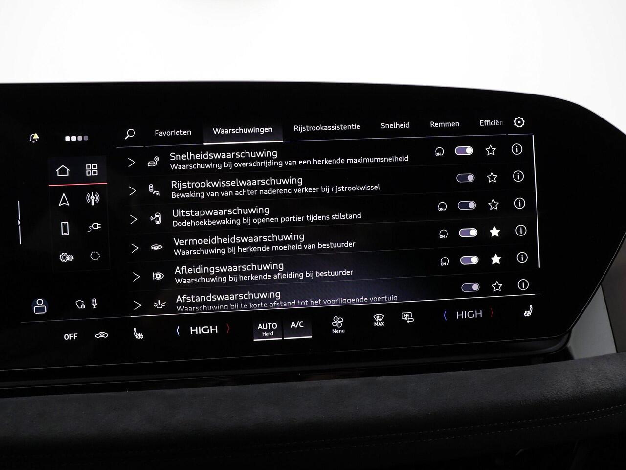 Audi A6 Sportback e-tron S edition 286 PK · Privacy glas · Opberg en bagagereuimtepakket · Sportstoel leder/dinamic zwart