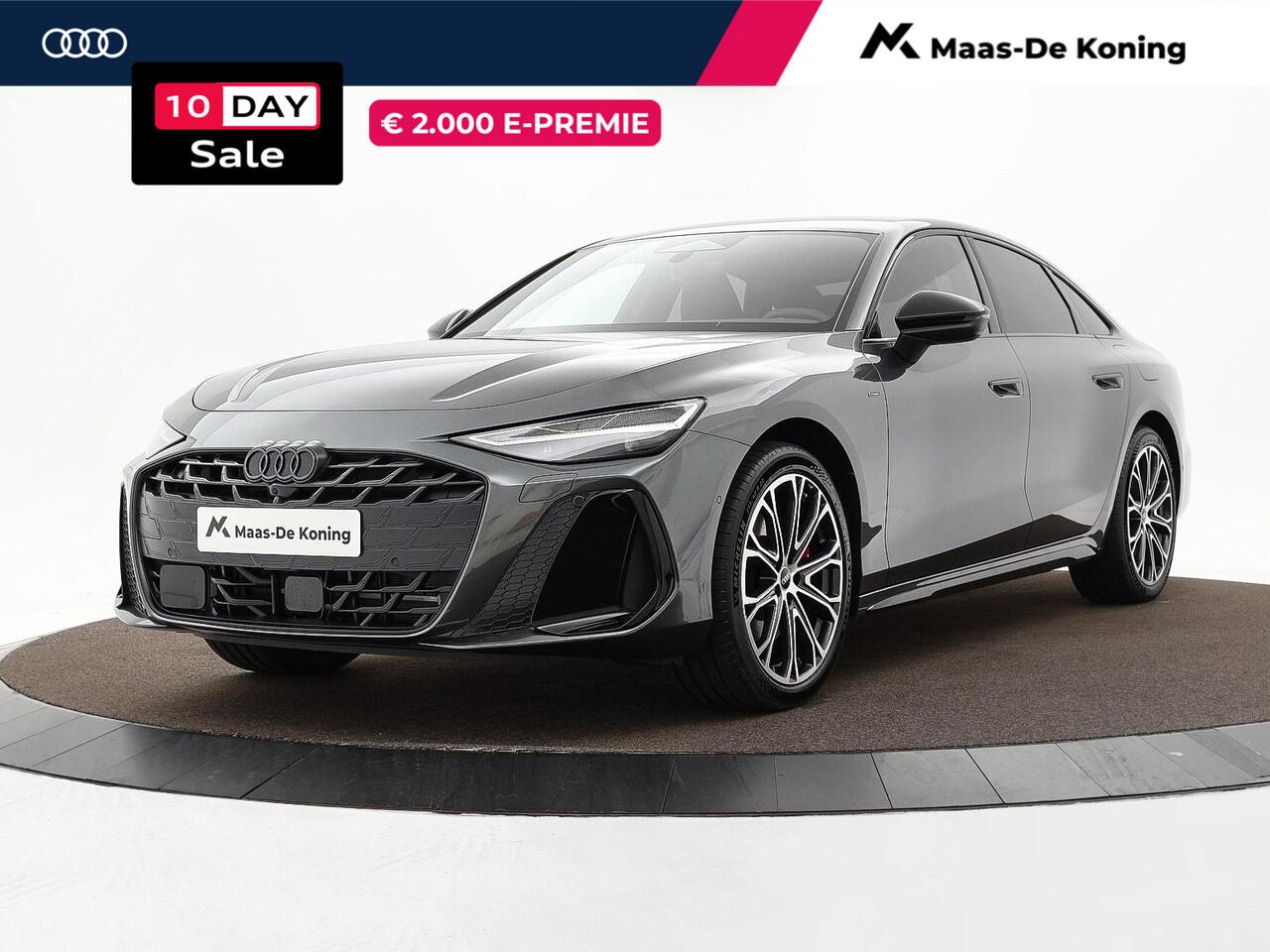 Audi A6 Limousine 2.0 e-hybrid quattro S Edition 299 PK · Elektrisch verstelbare stoelen · Tech plus · 20" LM Velgen · S-interieur sportstoelen zwart leder