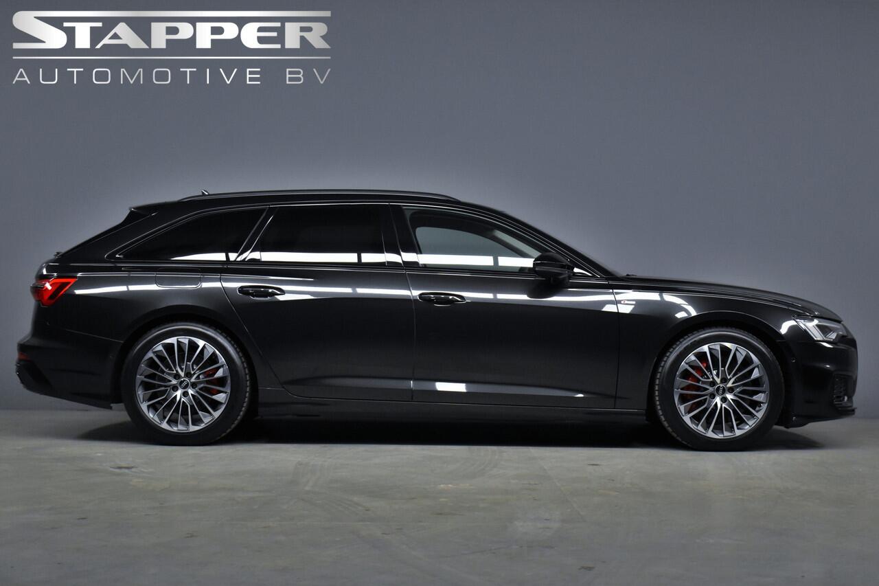 Audi A6 Avant 55 TFSIe 367 Quattro S-Line Competition 1e Eig. Dealer OH Virtual/Carplay/Camera/Keyless/Adap.cruise/Led/H.leer