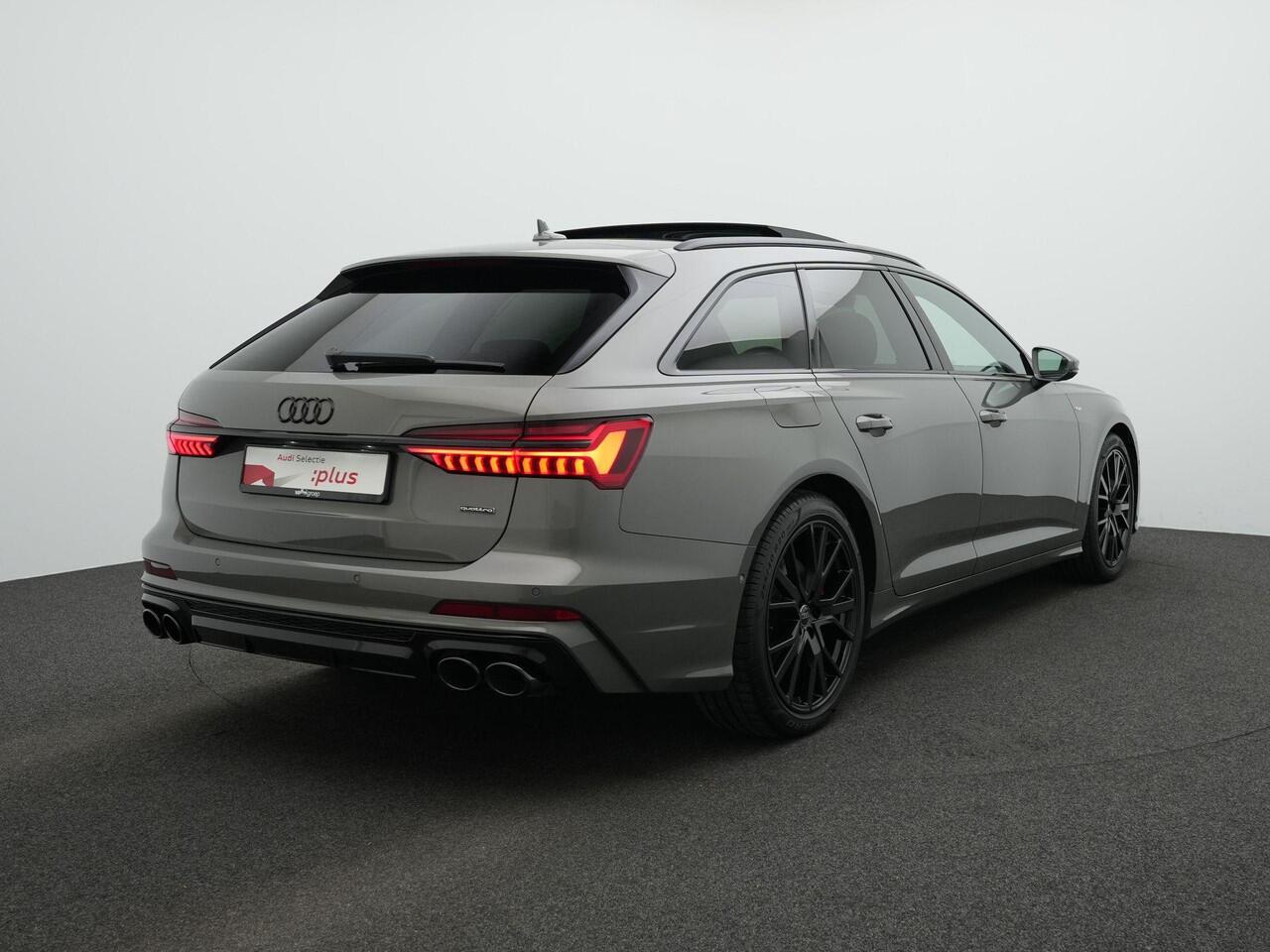 Audi A6 Avant 55 TFSI e 367 pk S-tronic quattro Pro Line S Competition / S-Line | Panoramadak | Trekhaak | Demperregeling | Geheugenstoel | Head-up display | Bang & Olufsen | 360 camera