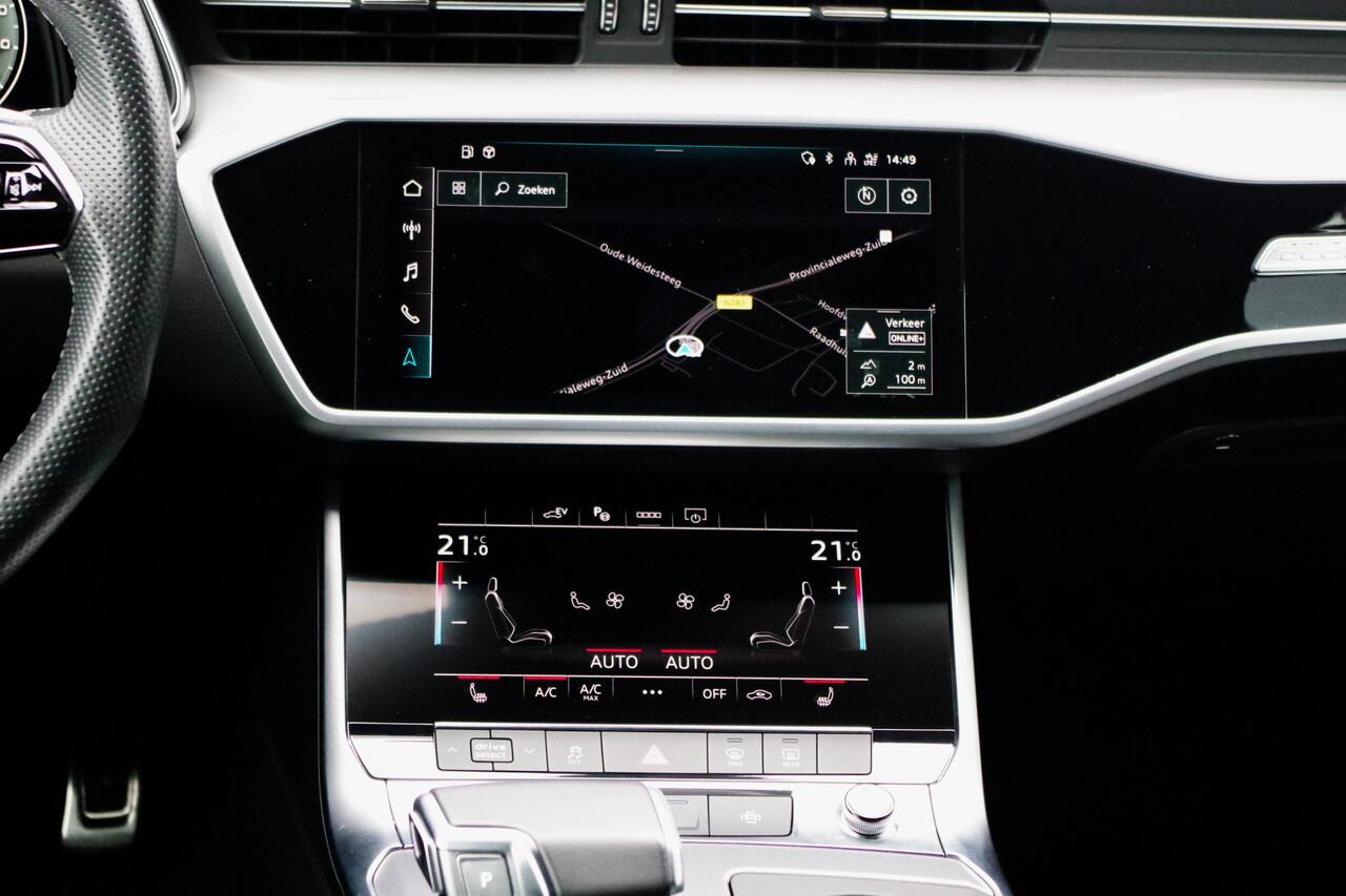 Audi A6 Limousine 55 TFSI e 367 PK Quattro S-Line Competion Pro Line, 360 Camera, Adap. Cruise Control, Stuurverwarming, Carplay
