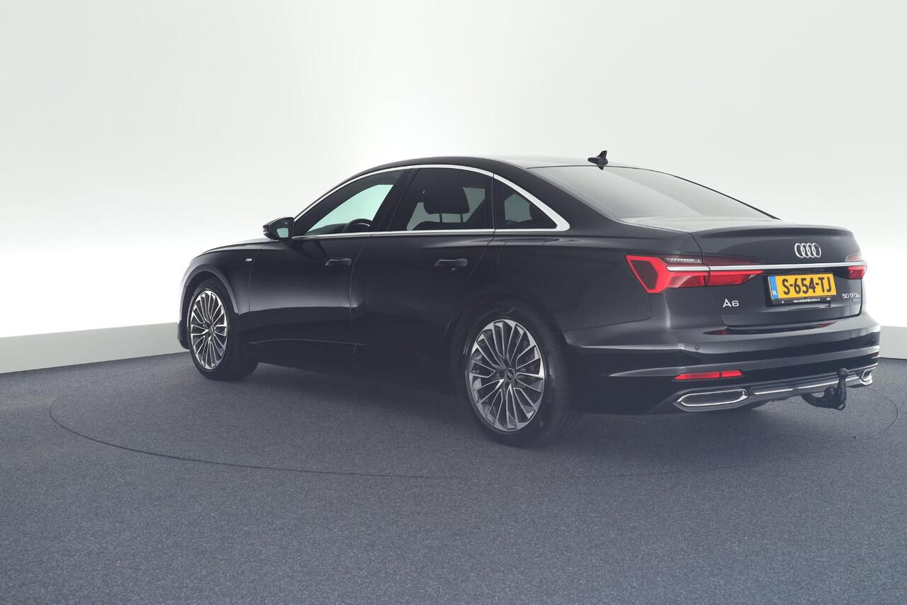 Audi A6 Limousine 50 TFSI e 299pk quattro S-Line Trekhaak Stoelverwarming ACC Navigatie Virtual Cockpit
