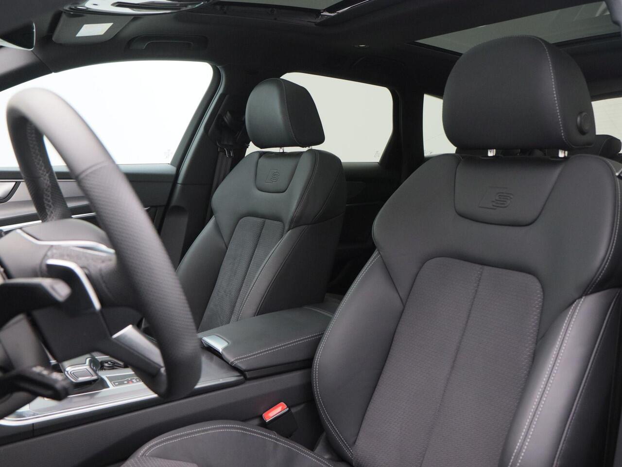 Audi A6 Avant 50 TFSi e 299 Pk Automaat quattro S edition | B&O Audio | 360° Camera | Panoramadak | Trekhaak | Stoel Verwarming | Full-LED | Carplay | 21 Inch | 16.915 Km