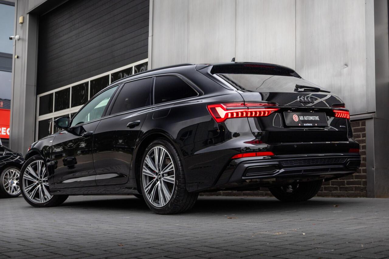 Audi A6 Avant 55 TFSI e 367 pk Quattro Competition S-Line / HD-Matrix-LED/ Pano-Dak/ 360-Camera/ Adap.Cruise/ Black-Optiek/ Sport-Stoelen/ Stoel.Verw/ 20'' LMV