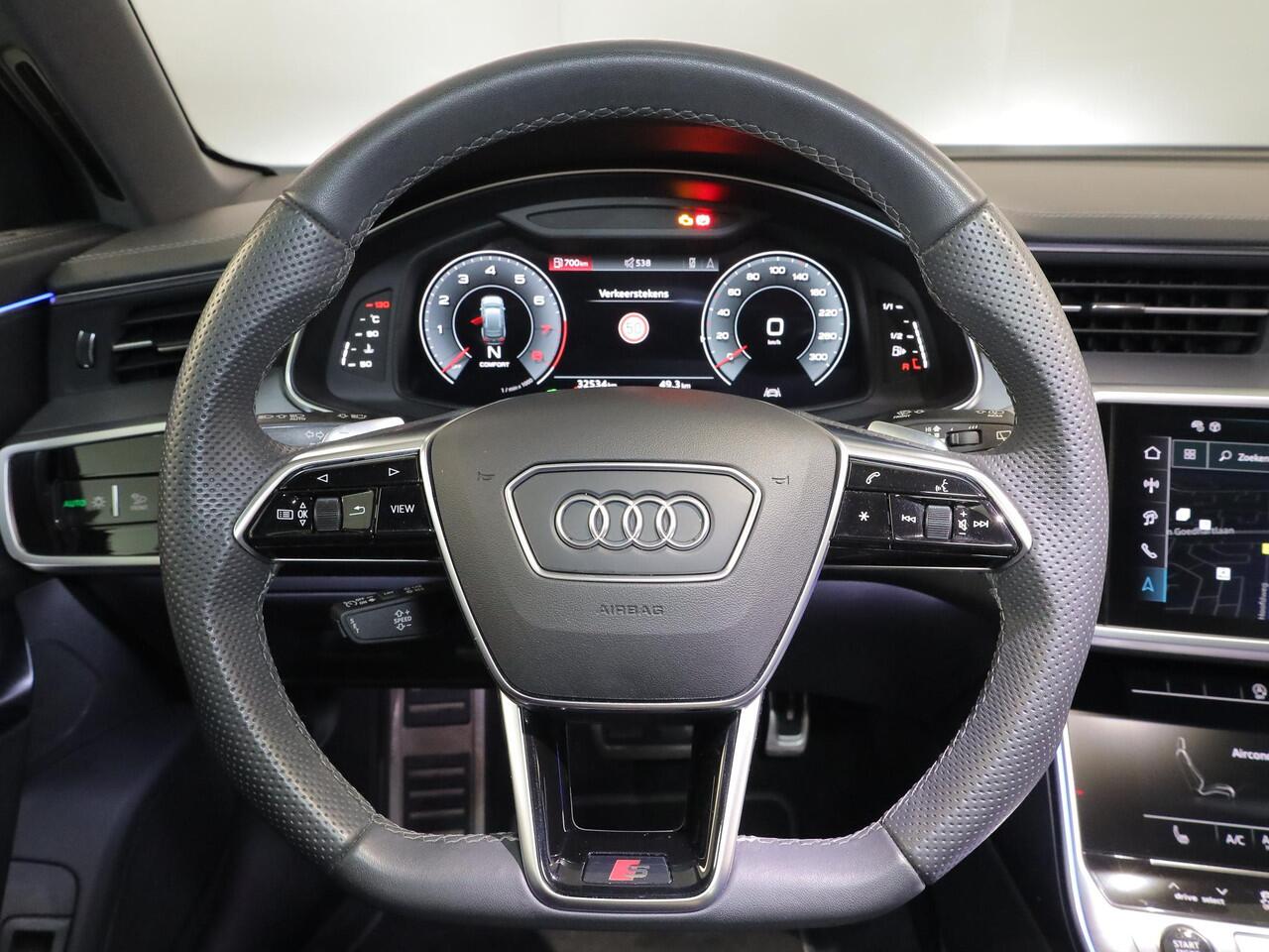 Audi A6 Avant 40 TFSI S edition Competition 204 pk S-tronic | Verlengde garantie | Navigatie | Panoramadak | Parkeersensoren | Achteruitrijcamera | Stoelverwarming | S-Line |
