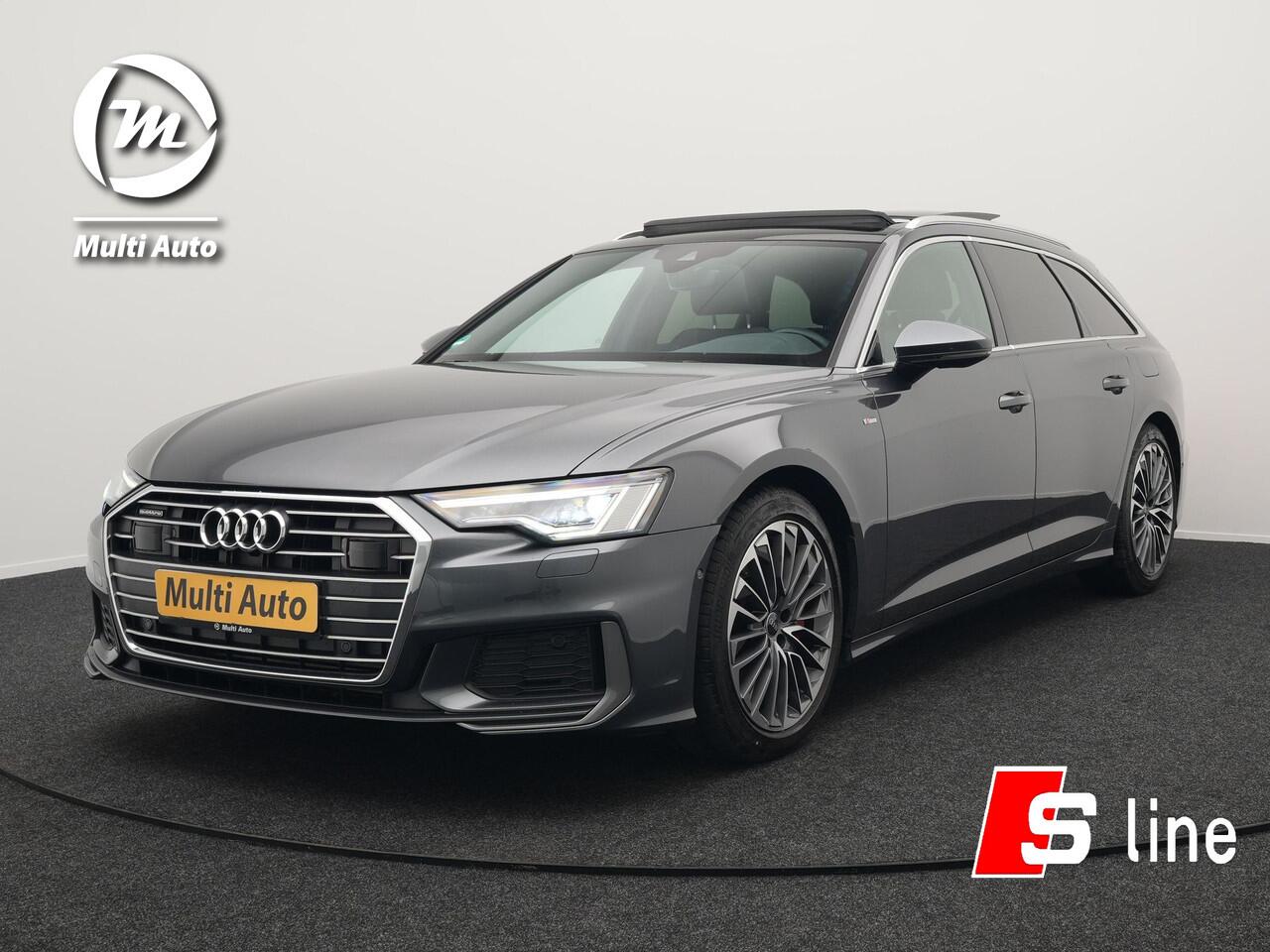 Audi A6 Avant 55 TFSI e Quattro S Line Plug In Hybrid 367pk PHEV | Panodak | Adaptive Cruise | Virtual | 19"L.M | Sportstoelen Verwarmd | 19"L.M | Camera | Parkeerassistent |