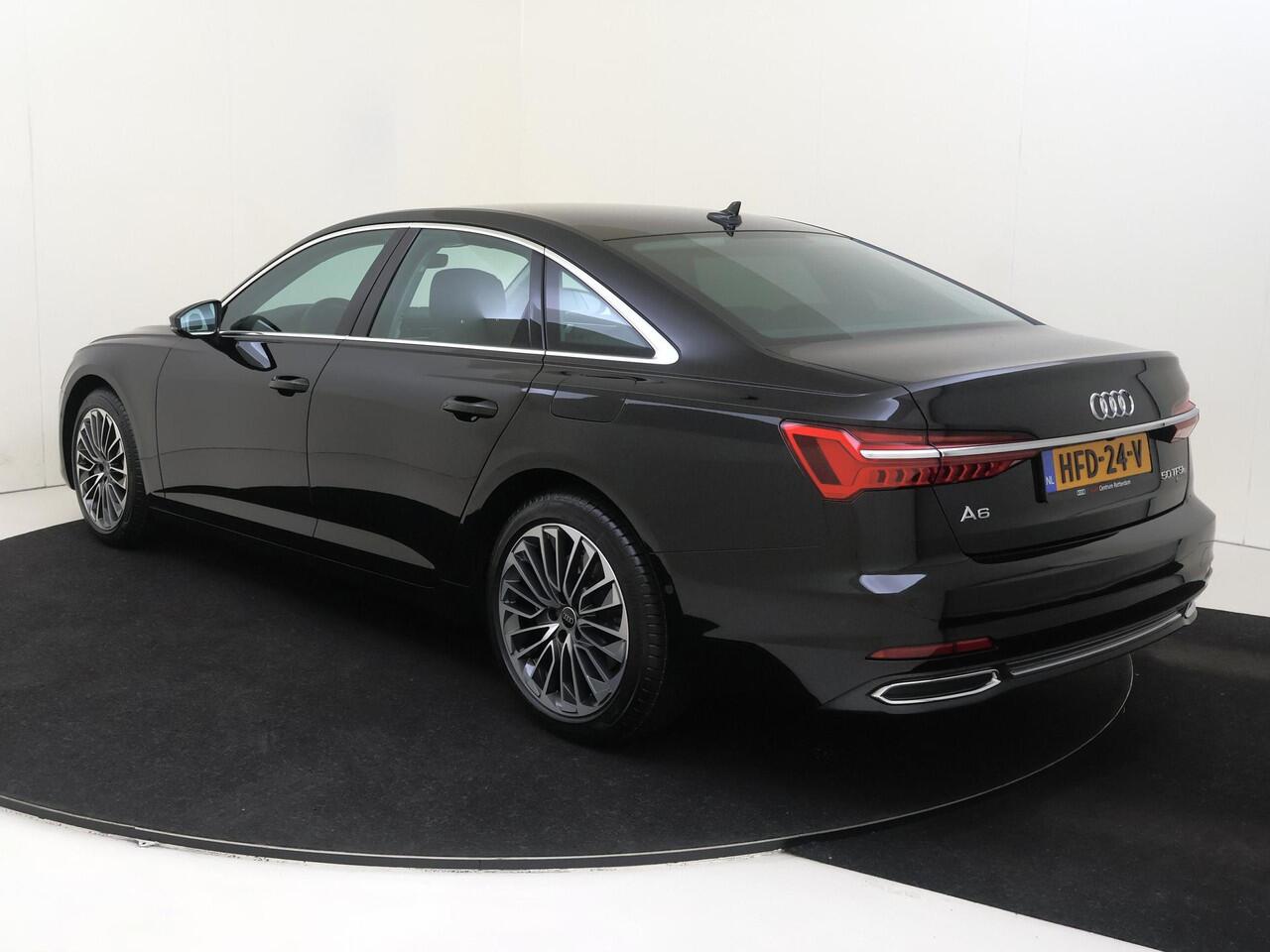Audi A6 Limousine 50 TFSI e quattro Advanced edition | 360 camera | Luxe lederen bekleding | 4-zone airco | Stoelventilatie voorstoelen | Parkeerassistent | Dodehoek detectie | Navigatie Plus |